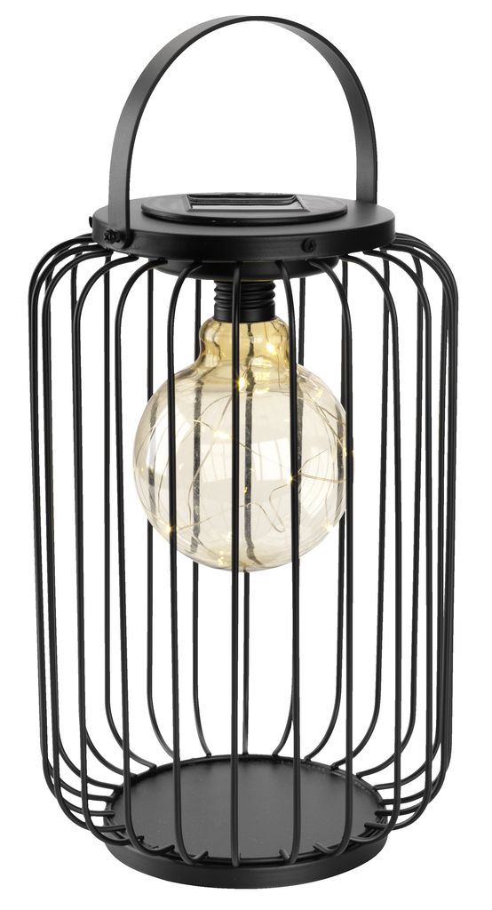 Solar lamp RUGDE D18xH26 black JYSK