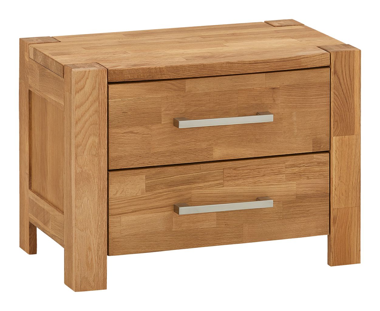 Nachttisch HERKULES 2 Schubladen eiche JYSK