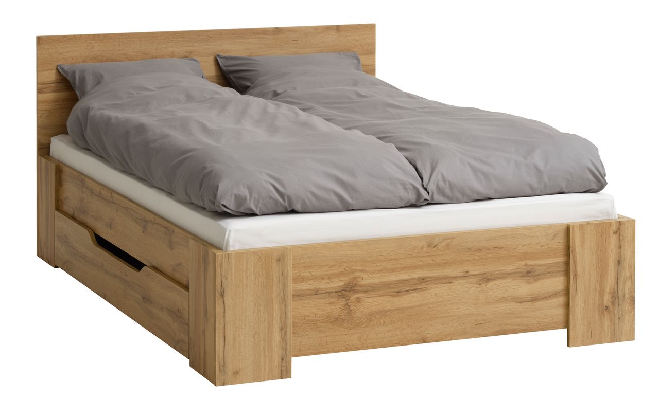 Bed frame HALD King oak JYSK