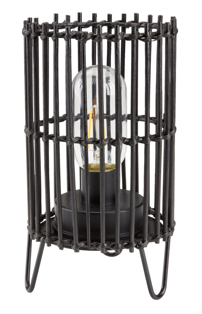 Battery lamp GULSPURV D12xH22 black JYSK