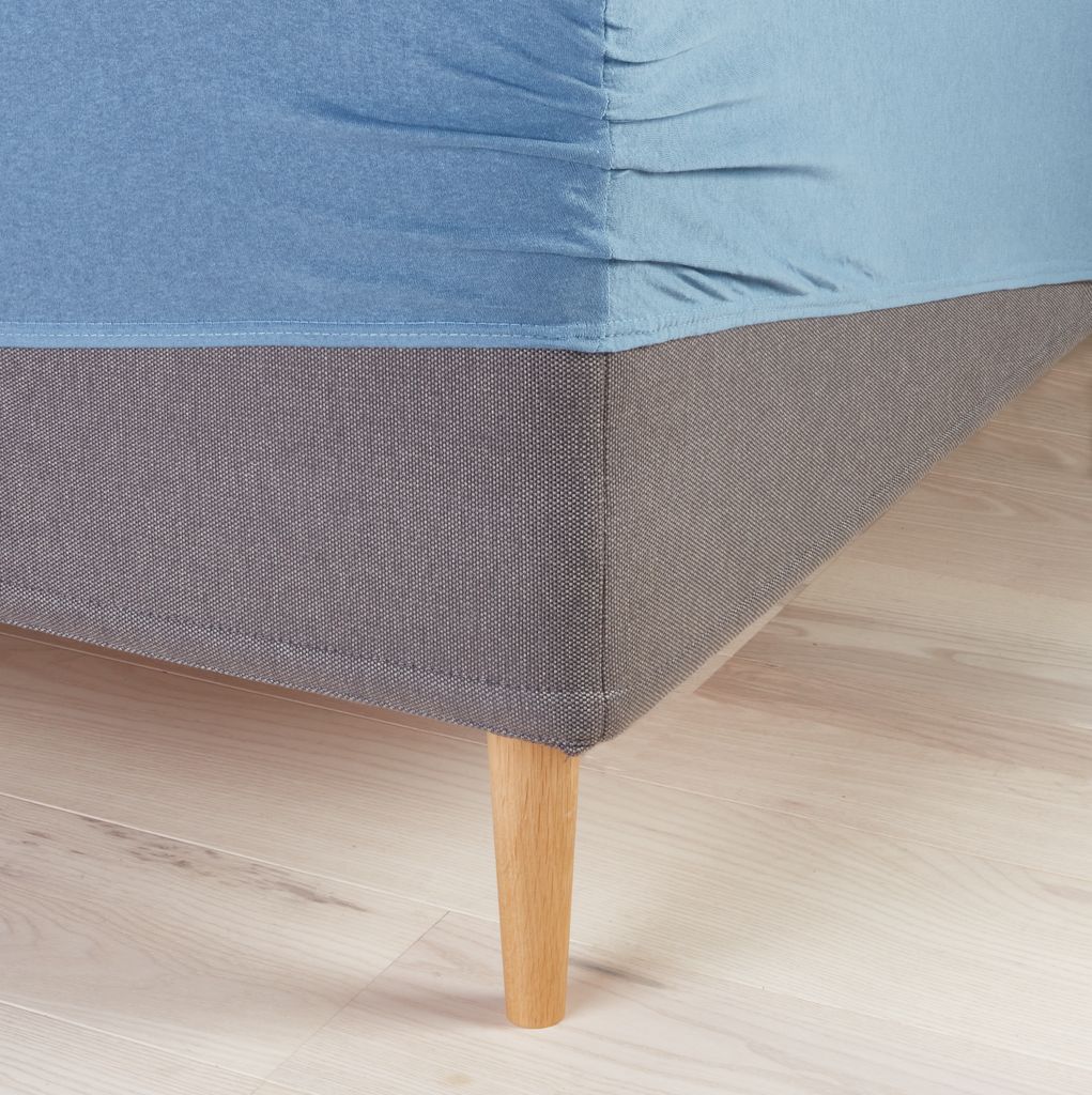 JerseyFixleintuch JENNY 90x200x35cm blau JYSK