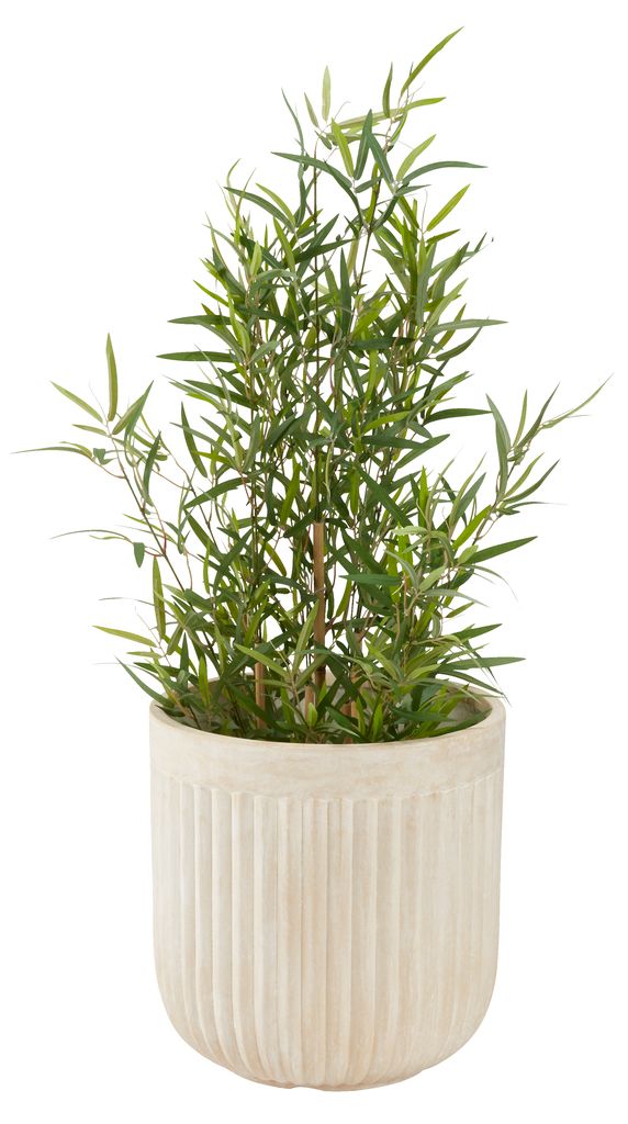 Garden planter BRILLEAND D37xH37 natural JYSK