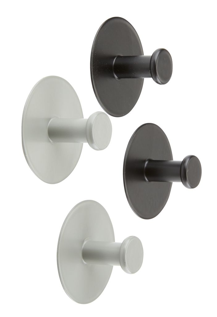 Hooks EKEDALEN steel pack of 2 grey JYSK