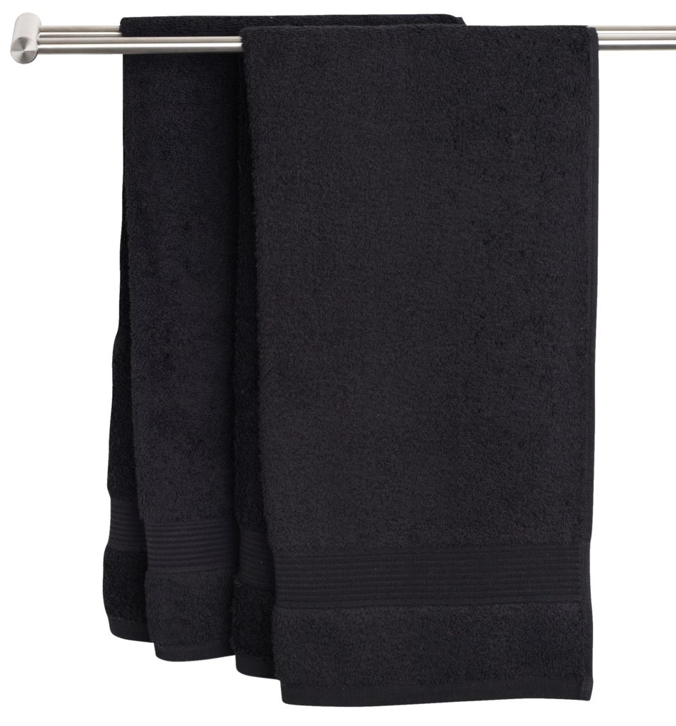 Guest towel KARLSTAD 40x60 black JYSK