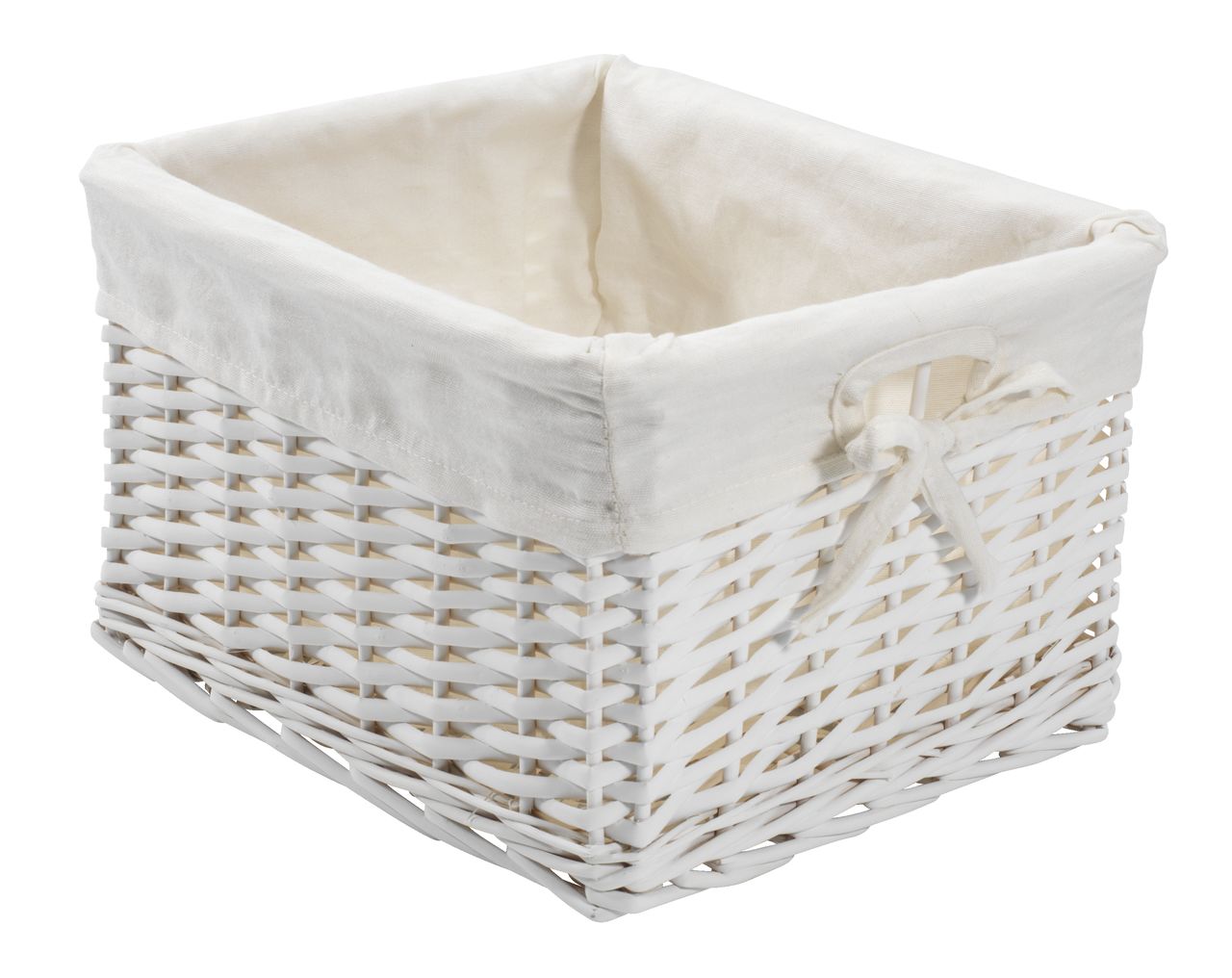 Basket GORM W27xL32xH20cm white JYSK