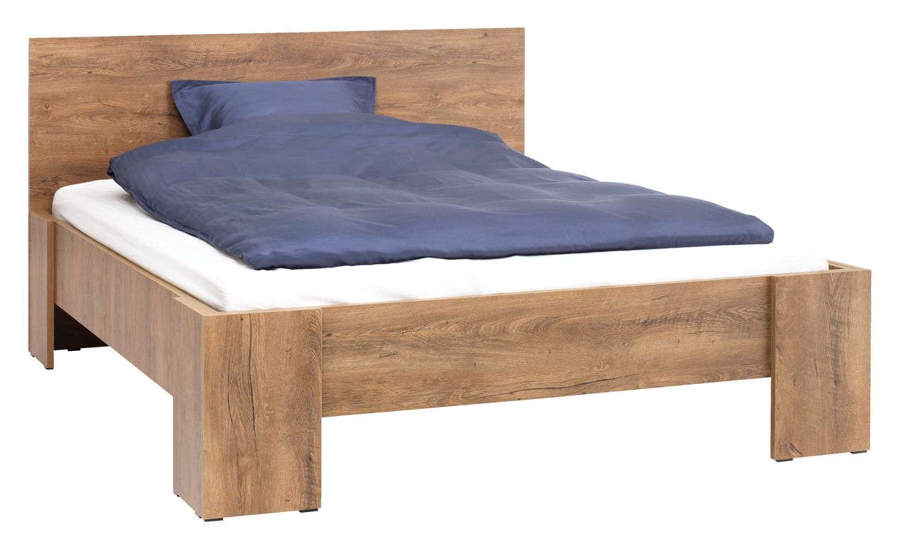 Bed frame VEDDE King wild oak JYSK