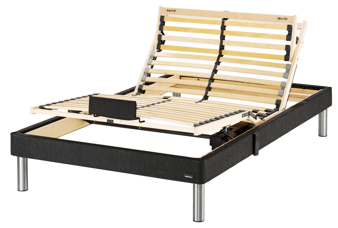 Ribbotten 120X200 Jysk Sommier réglable 120x200 GOLD A40 Gris40 JYSK