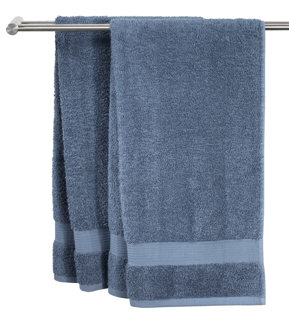 Hand towel KARLSTAD 50x100 dusty blue JYSK