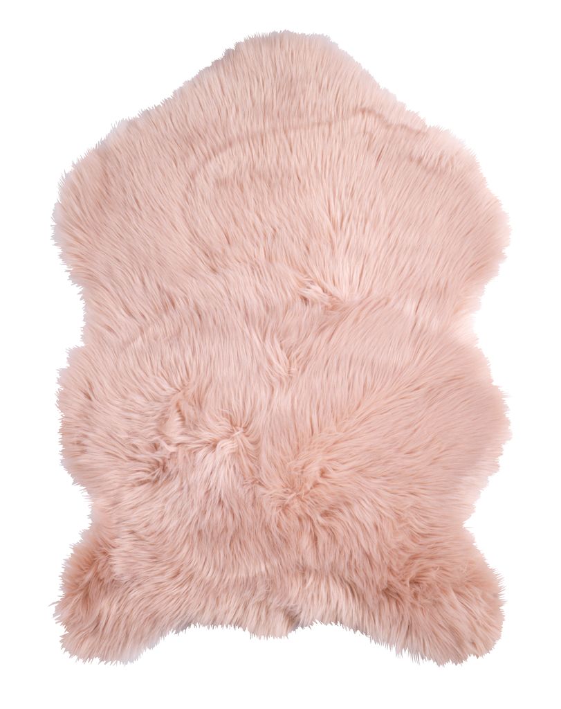 Faux Lambskin TAKS 60x90cm dusty rose JYSK
