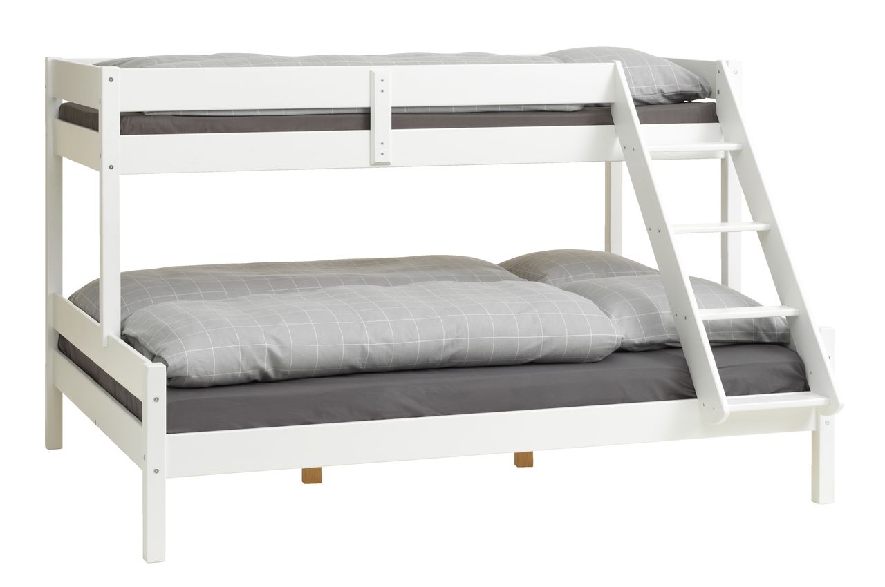 Bunk bed VESTERVIG SGL/KNG white JYSK