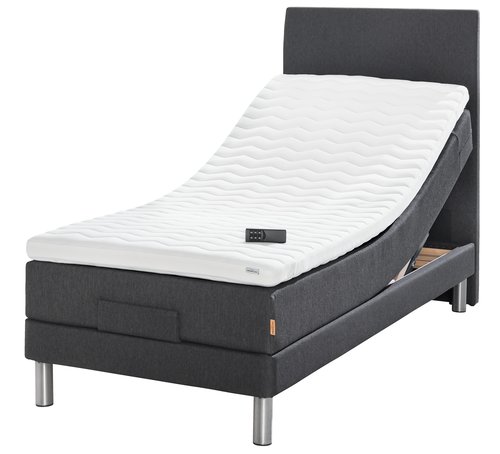 Elekt Bed 90X210 Gold E40 Latex Grijs-40 | Jysk