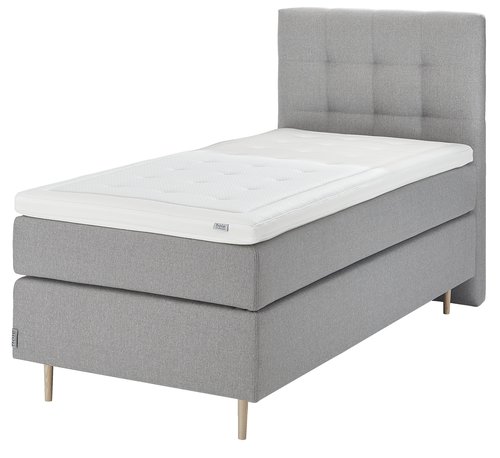 jysk kontinentalsäng Kontinental 90X200 Hoie C250 Grå-23 | Jysk