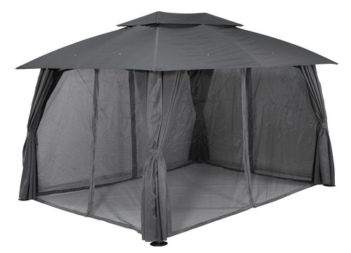 paviljong 3x4 jysk Paviljong Sankt Hans B300Xl400 Grå | Jysk