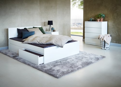 Bedframe Limfjorden 140X200 Wit | Jysk