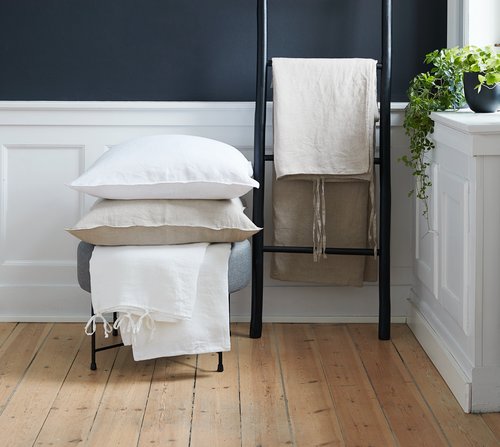 linnelakan jysk Påslakanset Linea Linne 150X210 Natur | Jysk