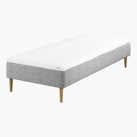 jysk resårbotten Resårbotten 90X200 Plus B20 Pu Grå-25 | Jysk