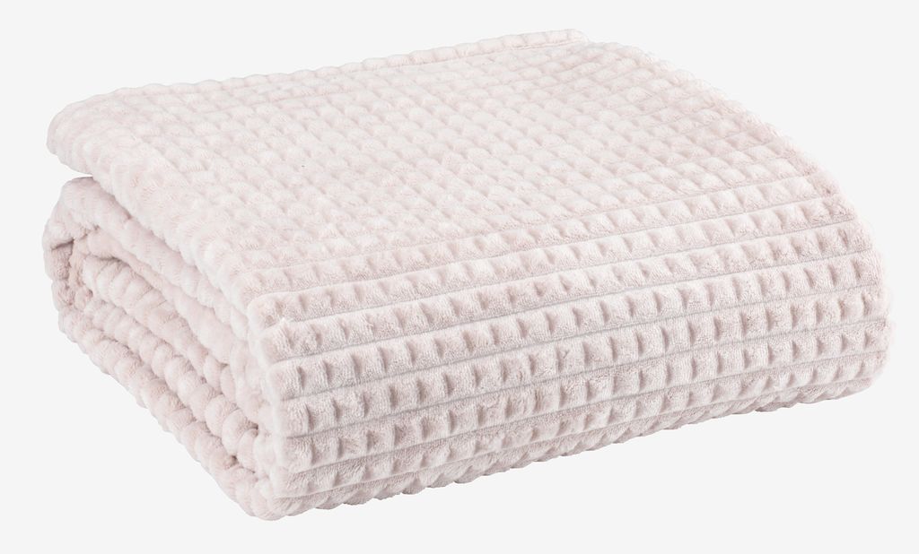 Huopa HAGTORN 140x200 fleece beige JYSK