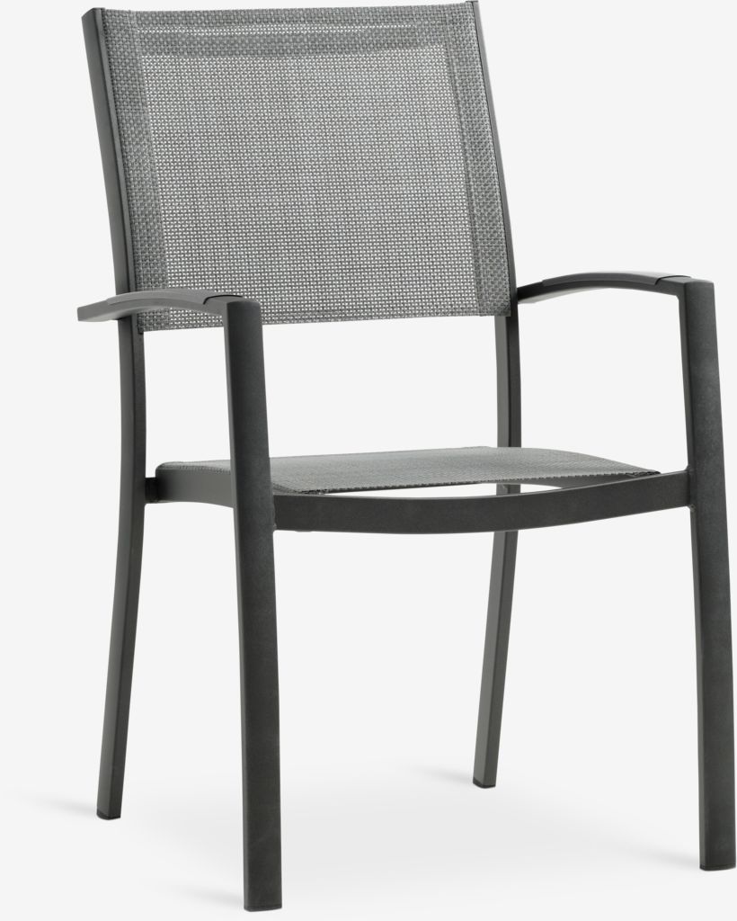 Stacking chair STRANDBY grey JYSK