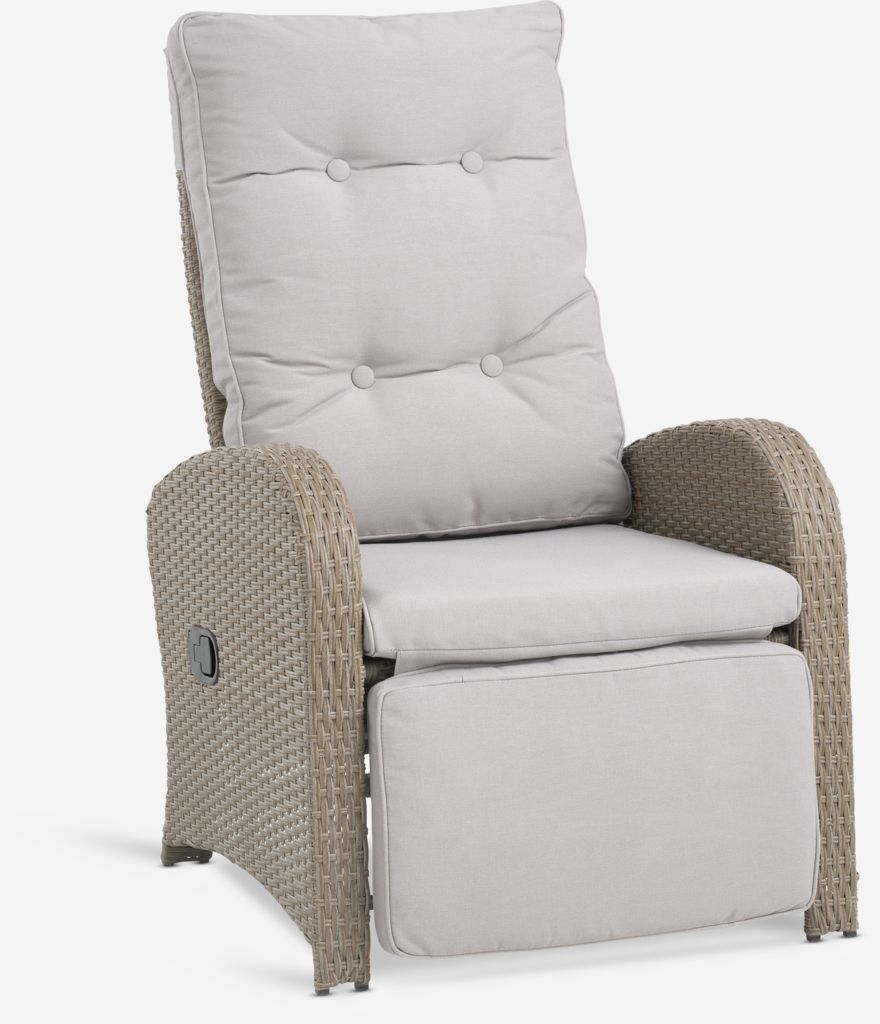 Lounge chair STORD W66xH102xD78 natural JYSK