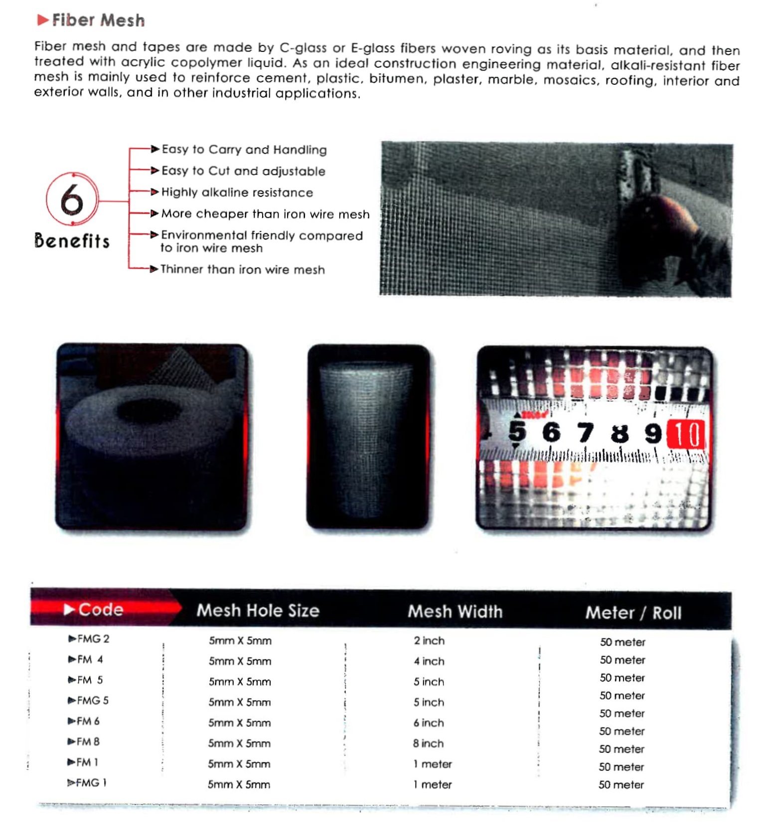 Fiber Mesh Fiber Mesh Johor Bahru (JB), Malaysia, Selangor, Kuala