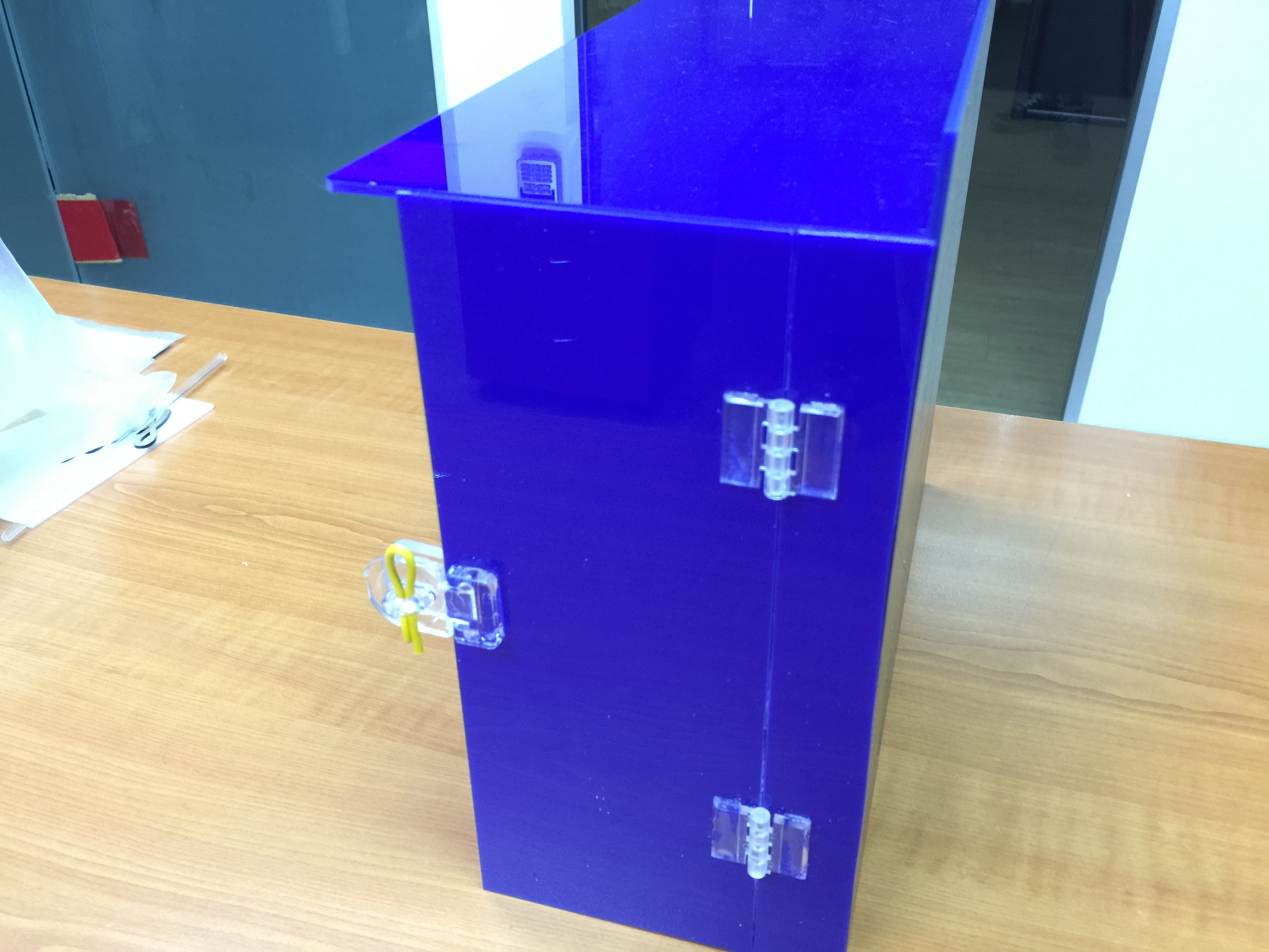ACRYLIC LETTER BOX (POLIS) Customize Box Acrylic Display Box Puchong