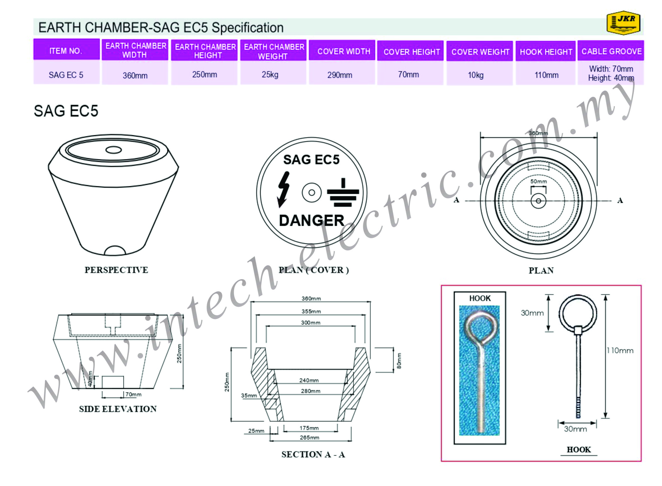 Earth Chamber SAG EC4 Earthing Materials And Accessories Johor Bahru (JB), Malaysia, Ulu Tiram