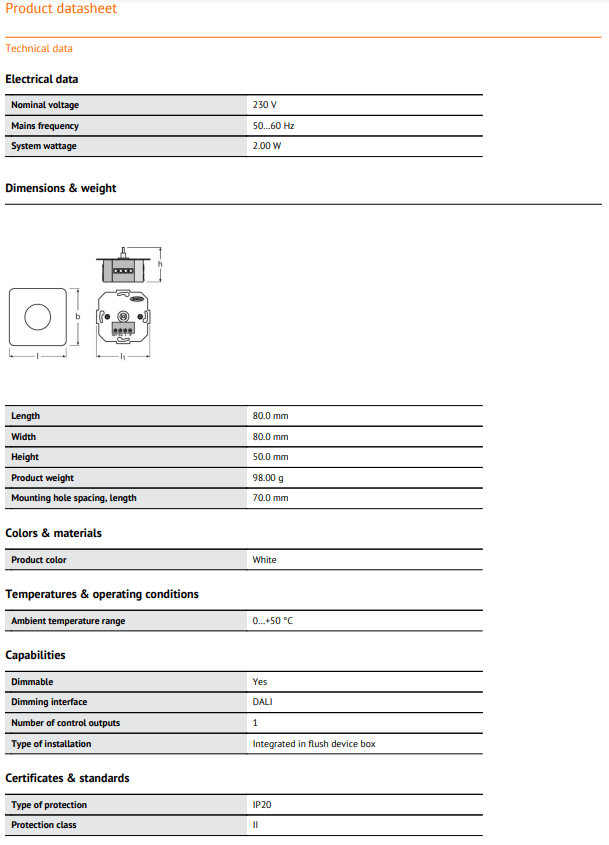 OSRAM DALI MCU/230 DIM FSI DIMMER SWITCH EXPLOSION PROOF ATEX LIGHT