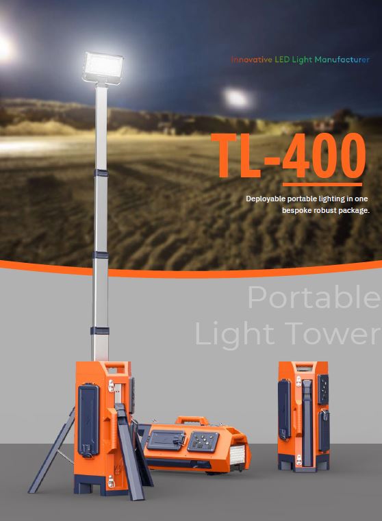 TL400 AC 100277V MAX15000LM ADJUSTABLE DIMMABLE LED PORTABLE WORKING