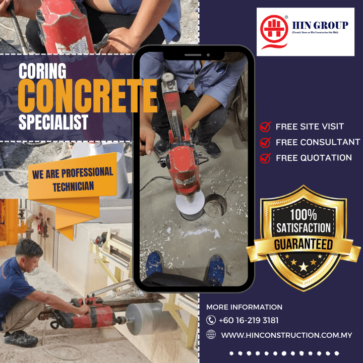 Concrete Coring Specialist Near Me In KL Selangor Now Concrete Coring