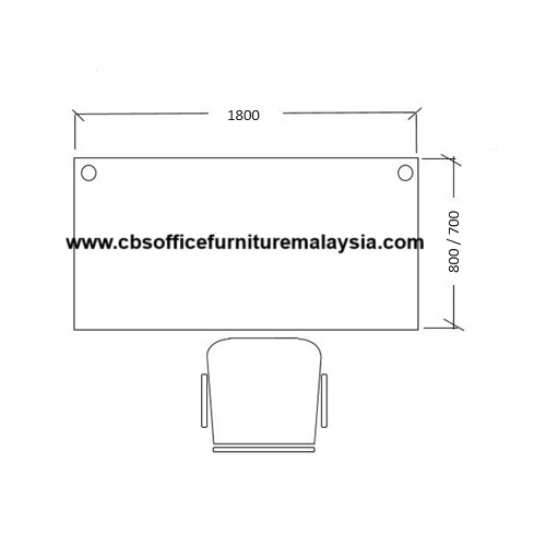 6 FEET WRITING OFFICE TABLE MUAR JOHOR Kuala Lumpur (KL), Malaysia