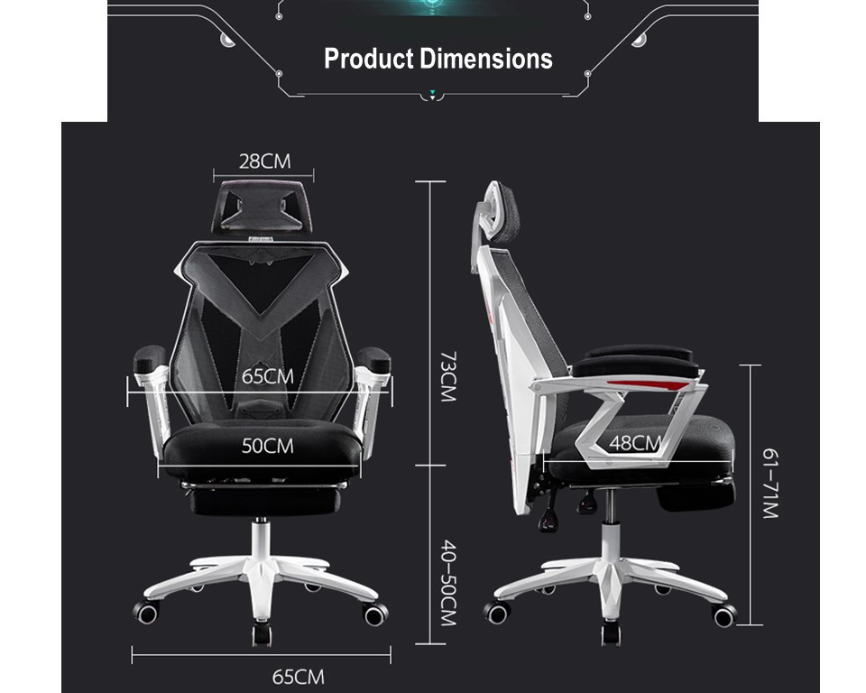 TRANSFORMER Stylish Mesh High Back Adjustable Racing Gaming Chair
