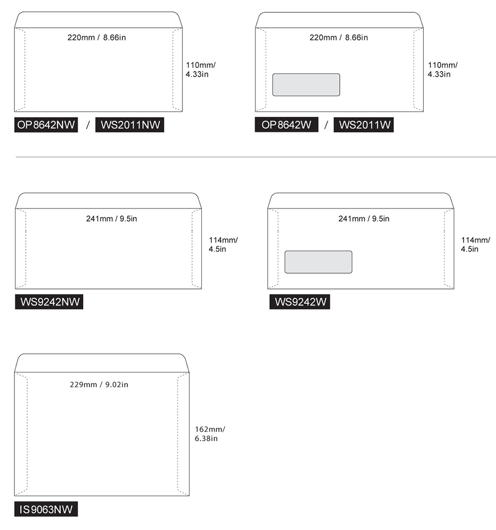 envelope size malaysia HoustontaroWheeler