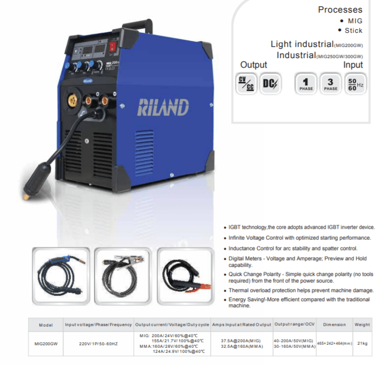 POWER MIG 200GW MIG Series Welding Machine Welding Seremban, Malaysia