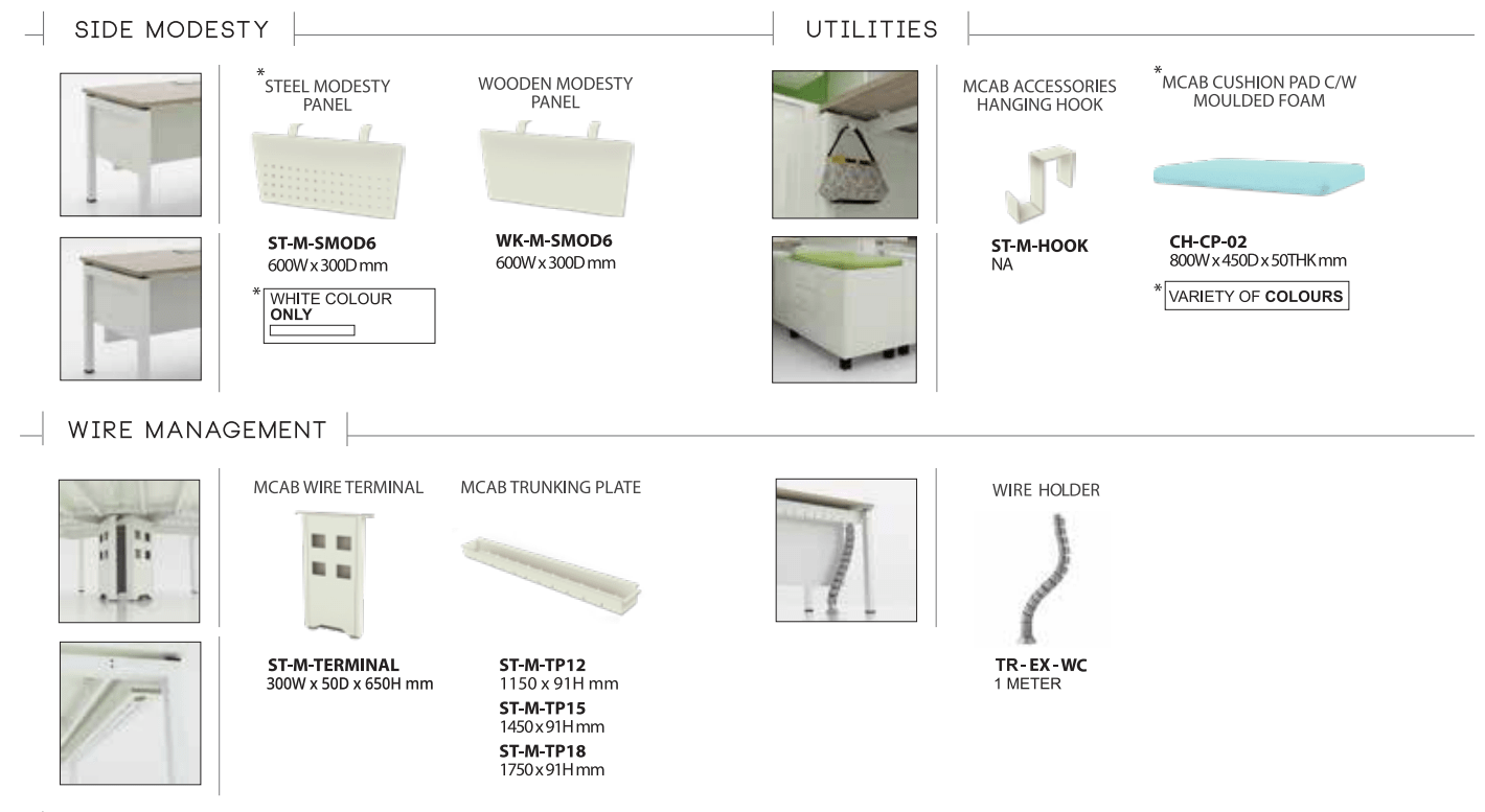 WKMLS18 MCAB SERIES OFFICE TABLE Malaysia, Melaka, Melaka Raya