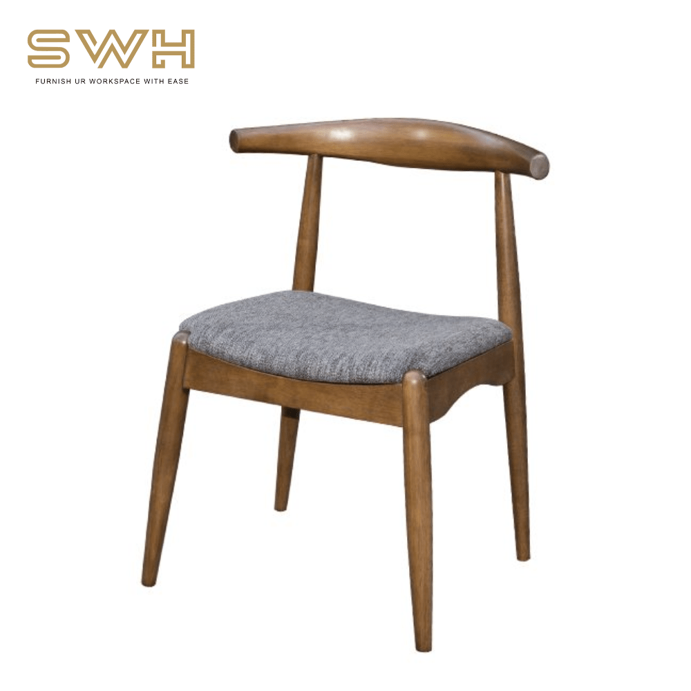 KPSW Wooden Dining Chair Restaurant Cafe Penang Furniture CAFE