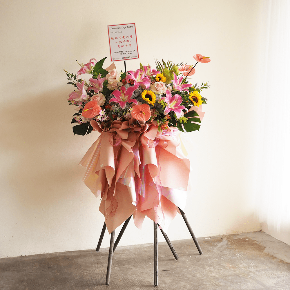 Wedding Flower Bouquet Ipoh, Florist Perak, Grand Opening Flower