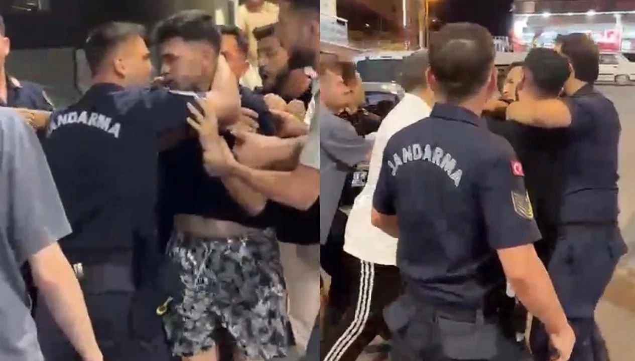 Kimlik kontrolünde jandarmaya saldırı: 8 gözaltı