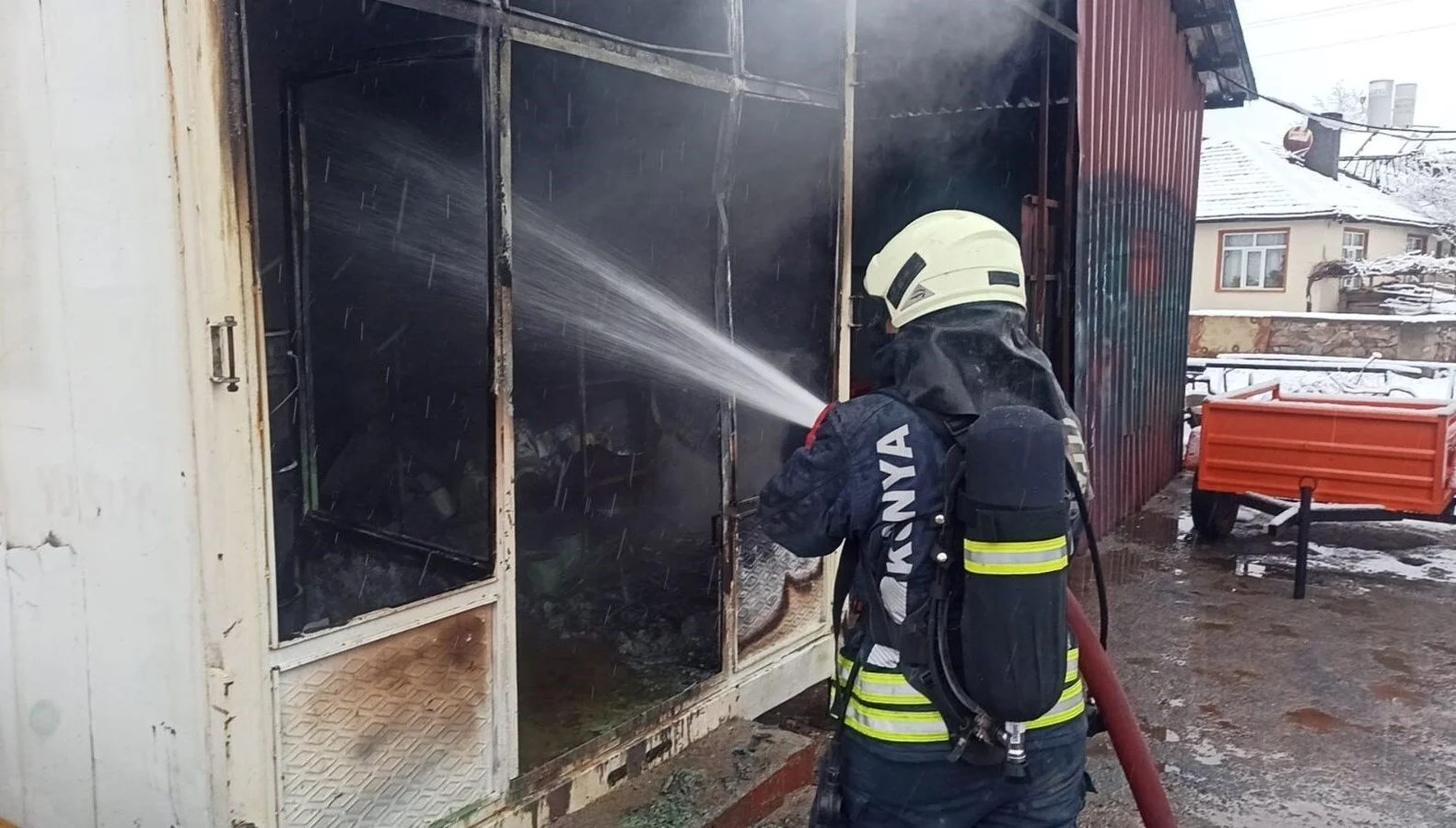 Sobayı tinerle yakan kişi yaralandı – Son Dakika Türkiye Haberleri
