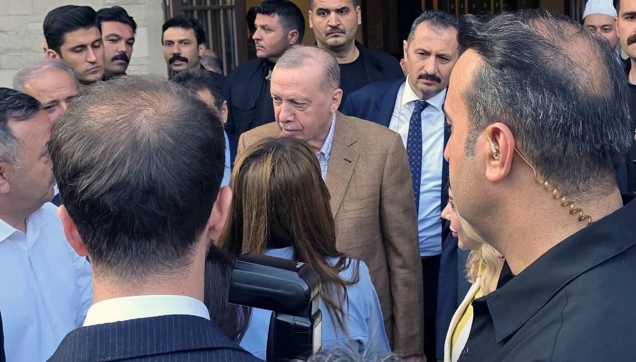 Cumhurbaşkanı Erdoğan, bayram namazını Marmaris'te kıldı
