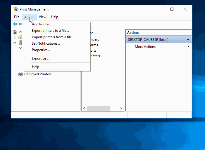 Print authentication