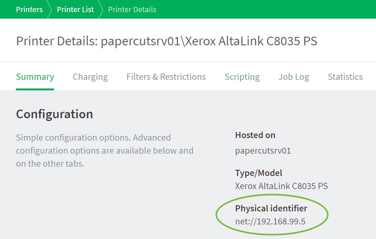 Printer and Device IP Address Change Considerations PaperCut