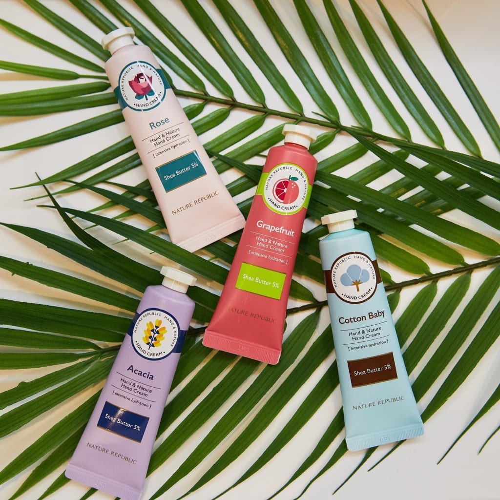 Nature Republic Hand & Nature Hand Cream Rose Harga