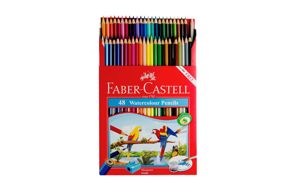 FaberCastell 48 Watercolour Pencils Harga & Review / Ulasan Terbaik di