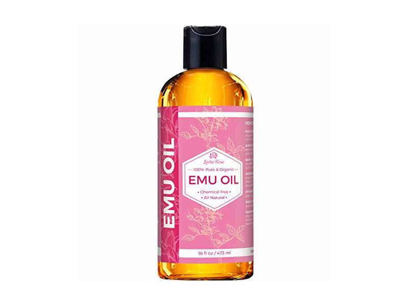 Leven Rose Emu Oil 100 Pure Natural Scar Minimizer Anti Aging Skin Moisturizer, 16 oz