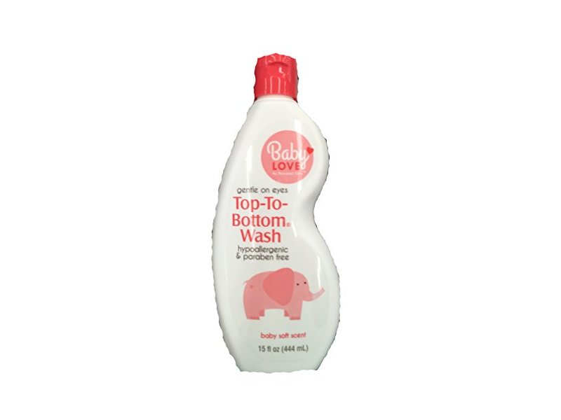 Baby Love by Personal Care Top to Bottom Wash, 15 oz Ingredients and