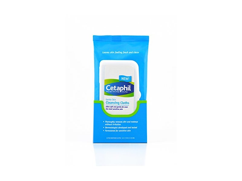 Cetaphil Gentle Skin Cleansing Cloths, 50 Count Ingredients and Reviews