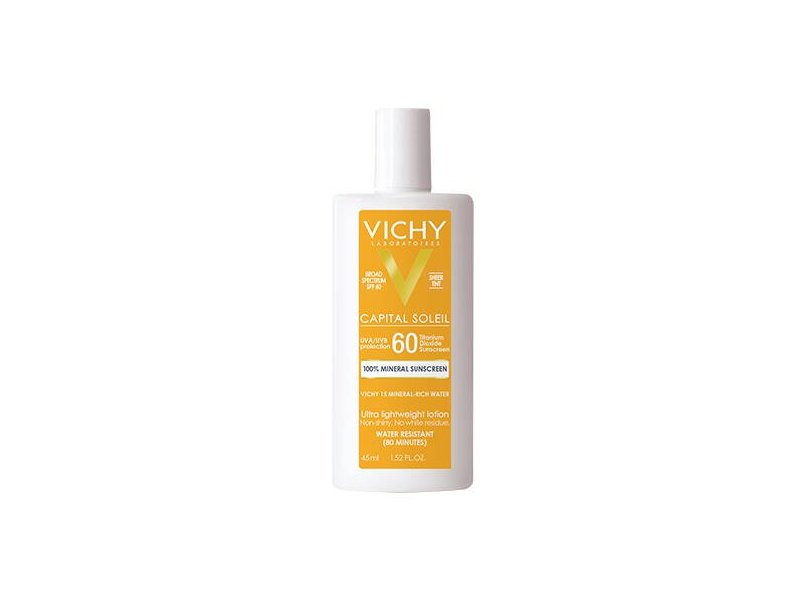 Vichy Capital Soleil Tinted Mineral Face Sunscreen SPF 60 Ingredients and Reviews