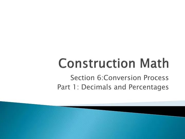 PPT Construction Math PowerPoint Presentation, free download ID1617779