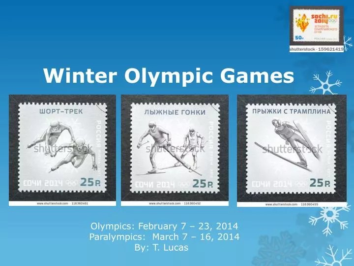 PPT Winter Olympic Games PowerPoint Presentation, free download ID
