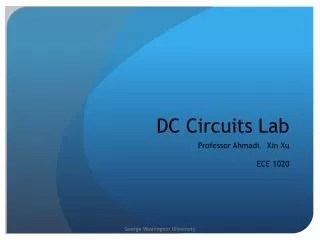 PPT - DC Circuits Lab PowerPoint Presentation, free download - ID:1818404